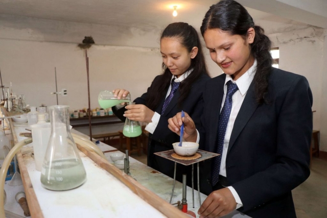 Chemistry Lab Kalinchowk Secondary School